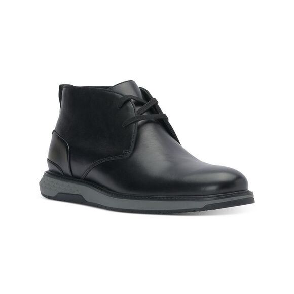 VINCE CAMUTO Other - VINCE CAMUTO Mens Black Comfort Soleh Round Toe Leather Chukka Boots 11 M